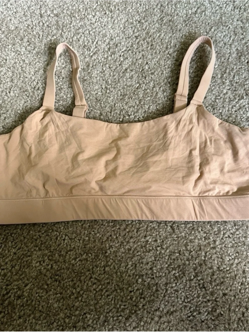 SKIMS Nude Seamless Wireless Bralette 2XL